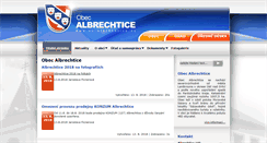 Desktop Screenshot of ou-albrechtice.cz