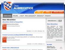 Tablet Screenshot of ou-albrechtice.cz